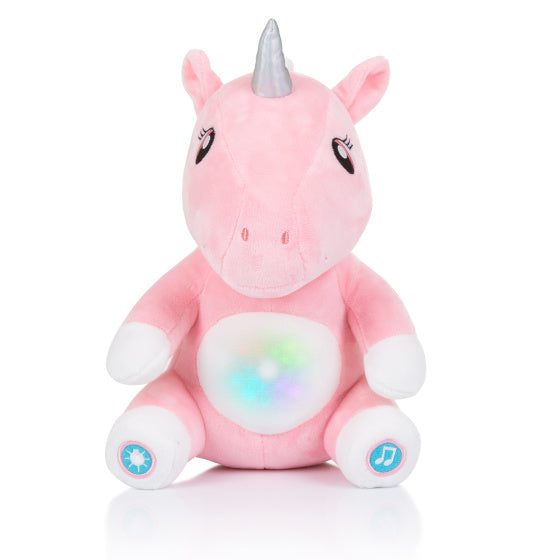 Chipolino Plüsch Baby Nachtlampe kuschelisches Einhorn mit Musiklicht