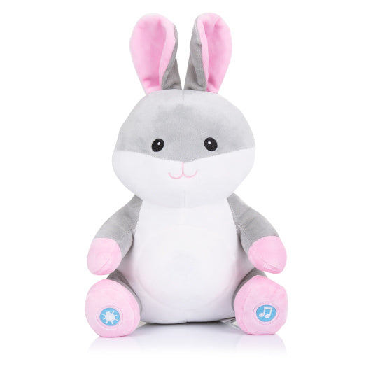 Chipolino Plüschbaby Nachtlampe kuscheln Kaninchen mit Musiklicht