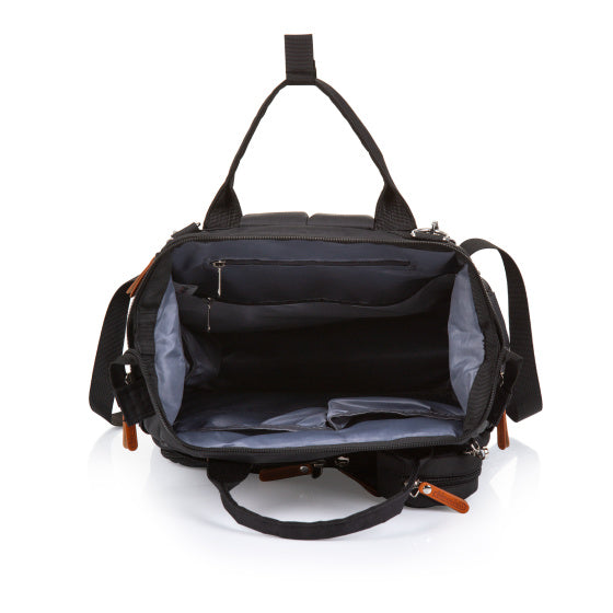 Chipolino -Rucksackwickeltasche mit zusätzlichem Stauraum.
