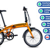 Chrisson EF1 20 Zoll 32 cm Unisex 8v V-Brems Oranje