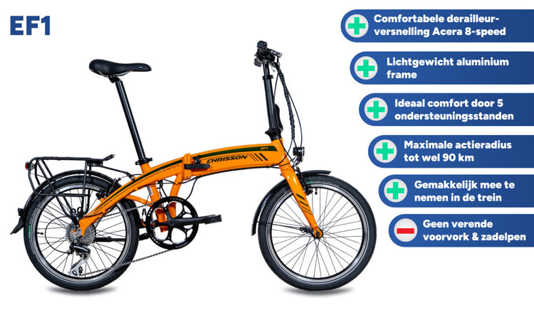 Chrisson EF1 20 Zoll 32 cm Unisex 8v V-Brems Oranje