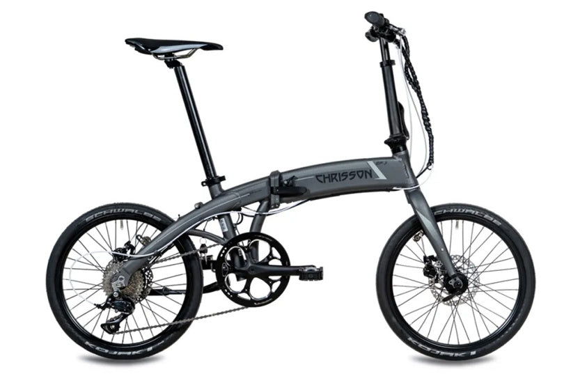 Chrisson EF3 20 Zoll 30 cm Unisex 9V Mechanische Scheibenbremsegrau