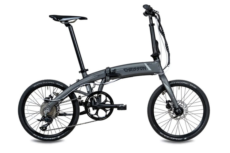 Chrisson EF3 20 Zoll 30 cm Unisex 9V Mechanische Scheibenbremsegrau