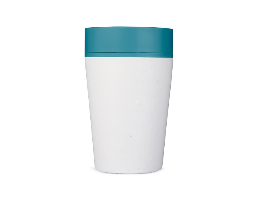 Rundkarte Kaffeetasse - Kreiskasse - Graugrün - 227 ml