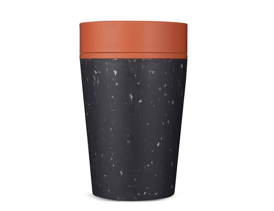 Rundkunst Co. Coffee Tasse - Rundkasse - Schwarzorange - 227 ml