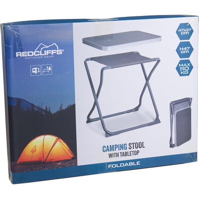 Redcliffs Camping-Klapphocker mit Tischplatte
