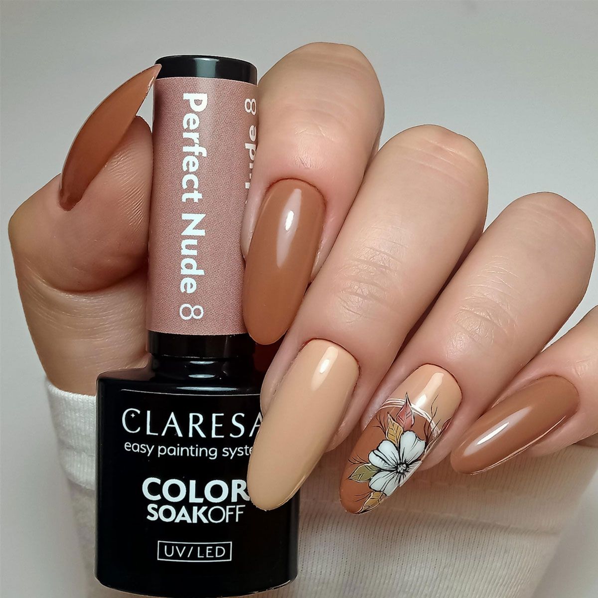 Claresa Claresa UV LED GELLAK 5ML Perfekter Nackt 8