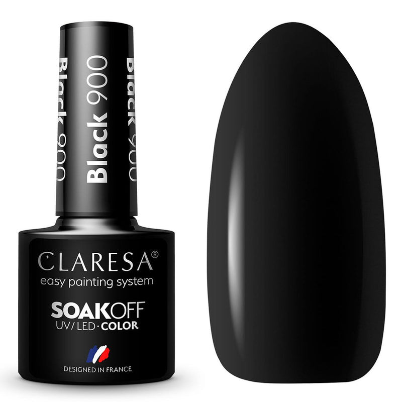 Claresa Claresa UV LED GELLAK 5ML Schwarz 900
