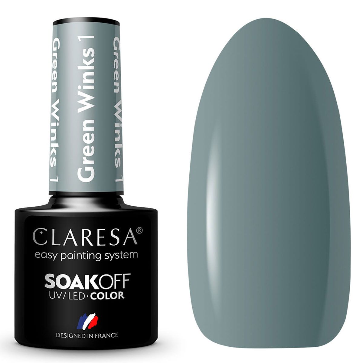 Claresa Claresa UV LED GELLAK 5ML GRÜNE WINKS 1