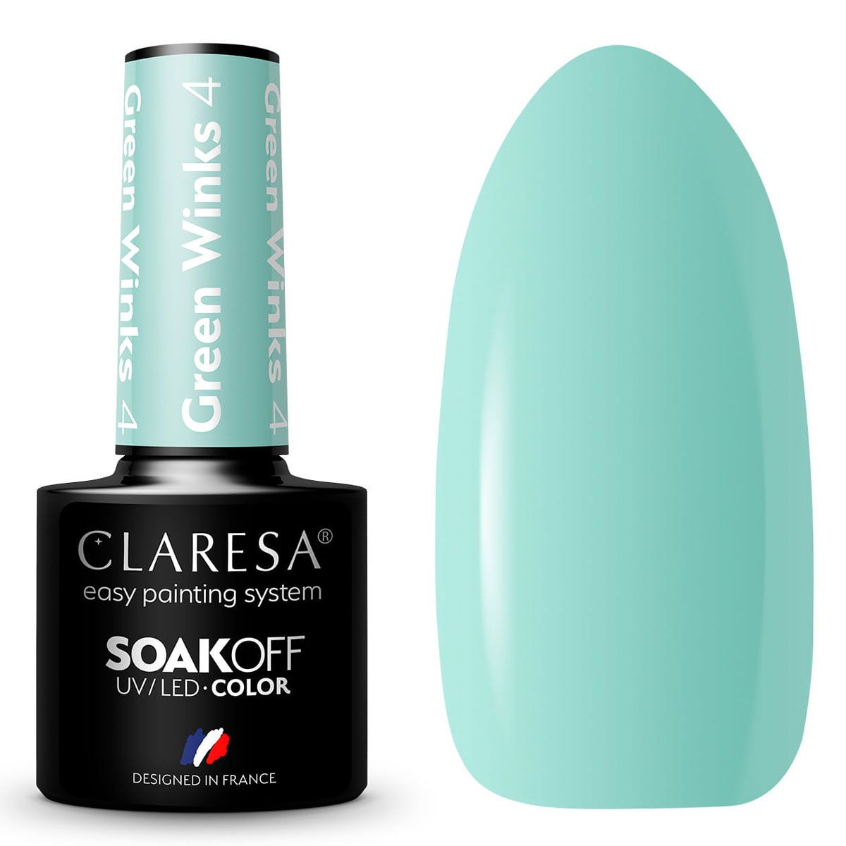 Claresa Claresa UV LED GELLAK 5ML GRÜNE WINKS 4
