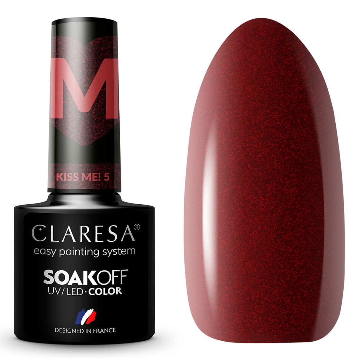 Claresa UV führte Gellak 5ml Kuss mich 5