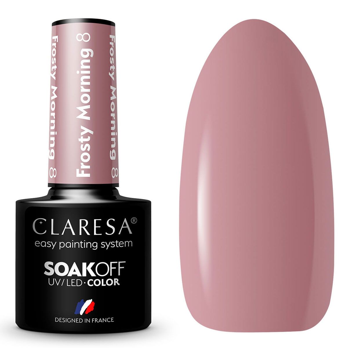 Claresa Claresa UV LED GELLAK 5ML FROSTY MORGEN 8