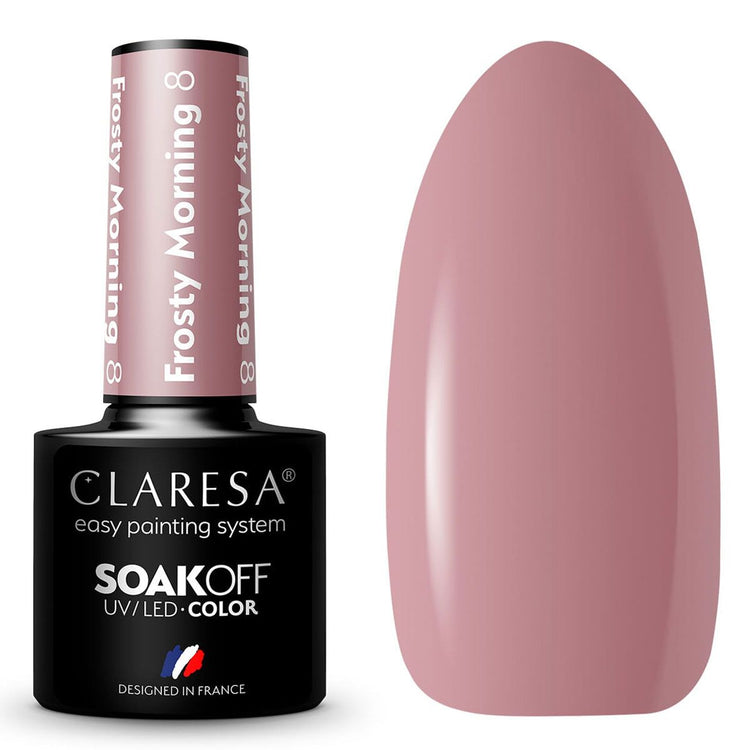 Claresa Claresa UV LED GELLAK 5ML FROSTY MORGEN 8