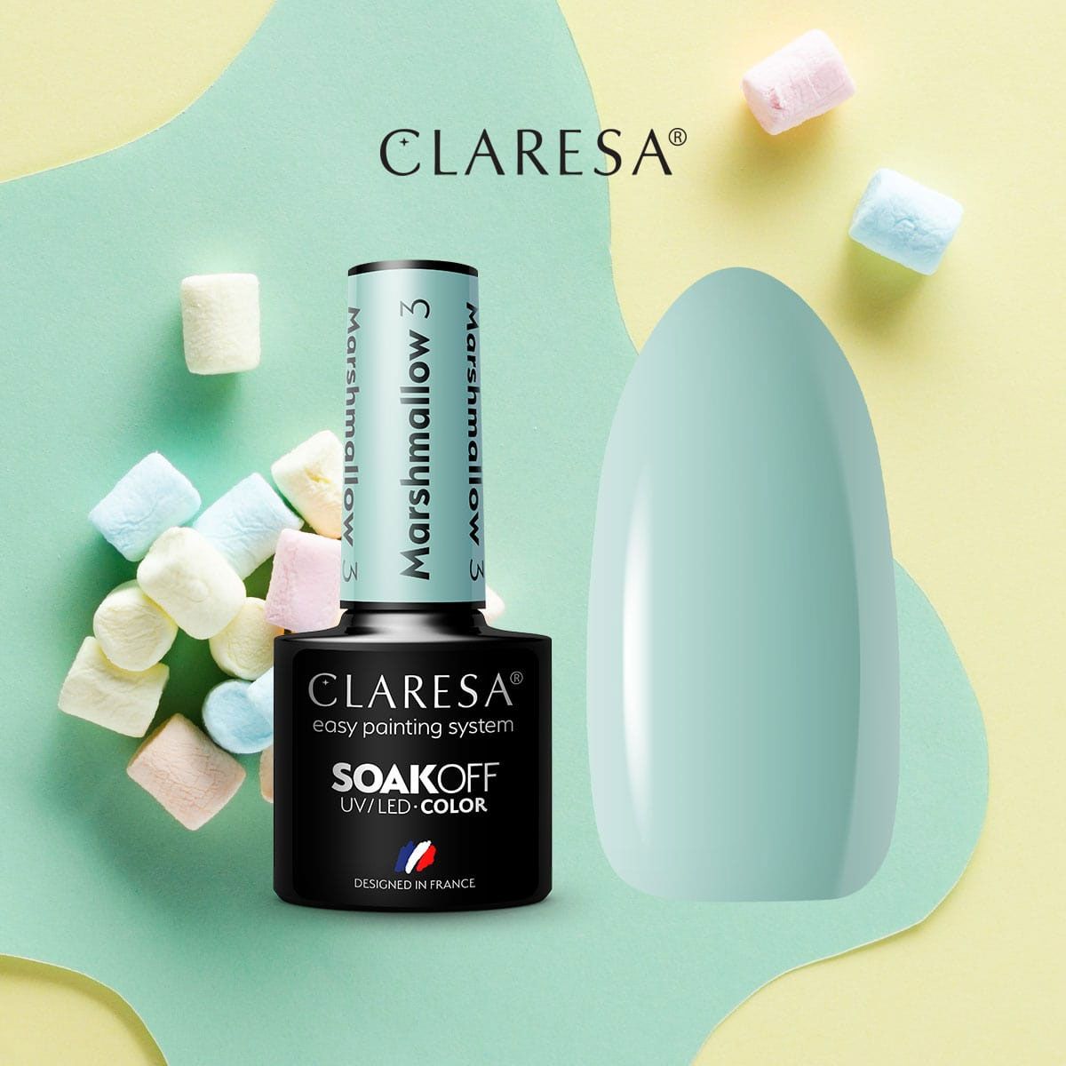 Claresa Claresa UV Led Gellak 5ml Marsh Mallow 3