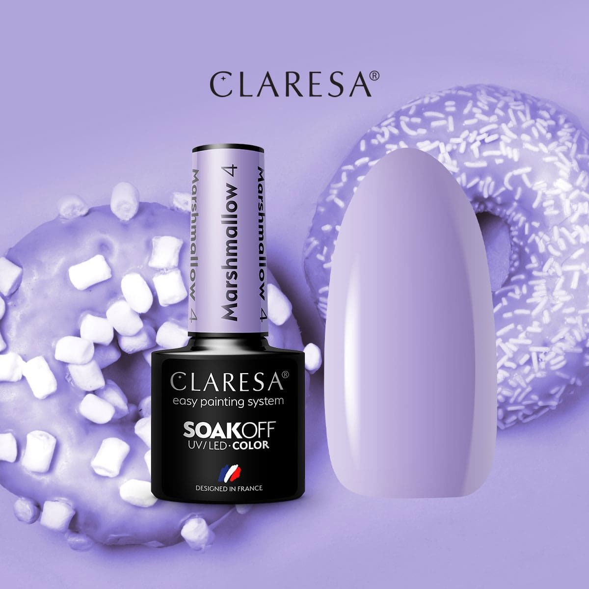 Claresa Claresa UV Led Gellak 5ml Marsh Mallow 4