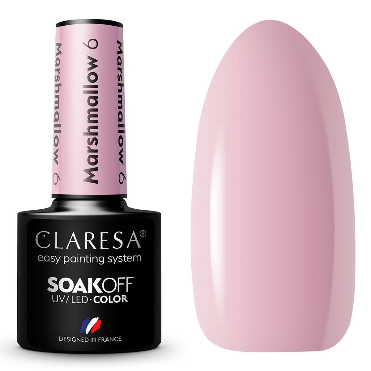 Claresa Claresa UV Led Gellak 5ml Marsh Mallow 6