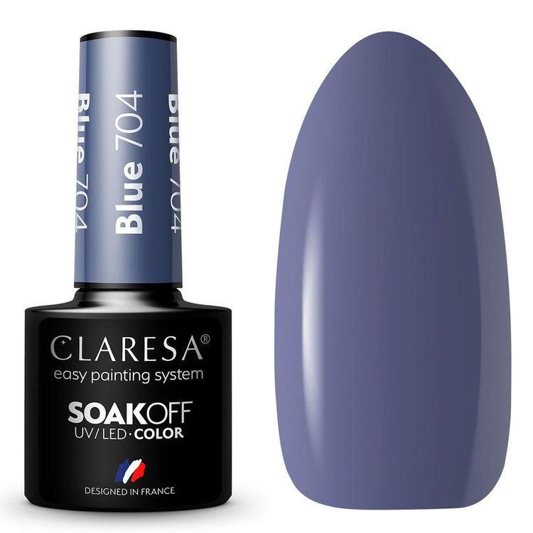 Claresa Claresa UV LED GELLAK 5ML Blau 704 Ruhiger Wald