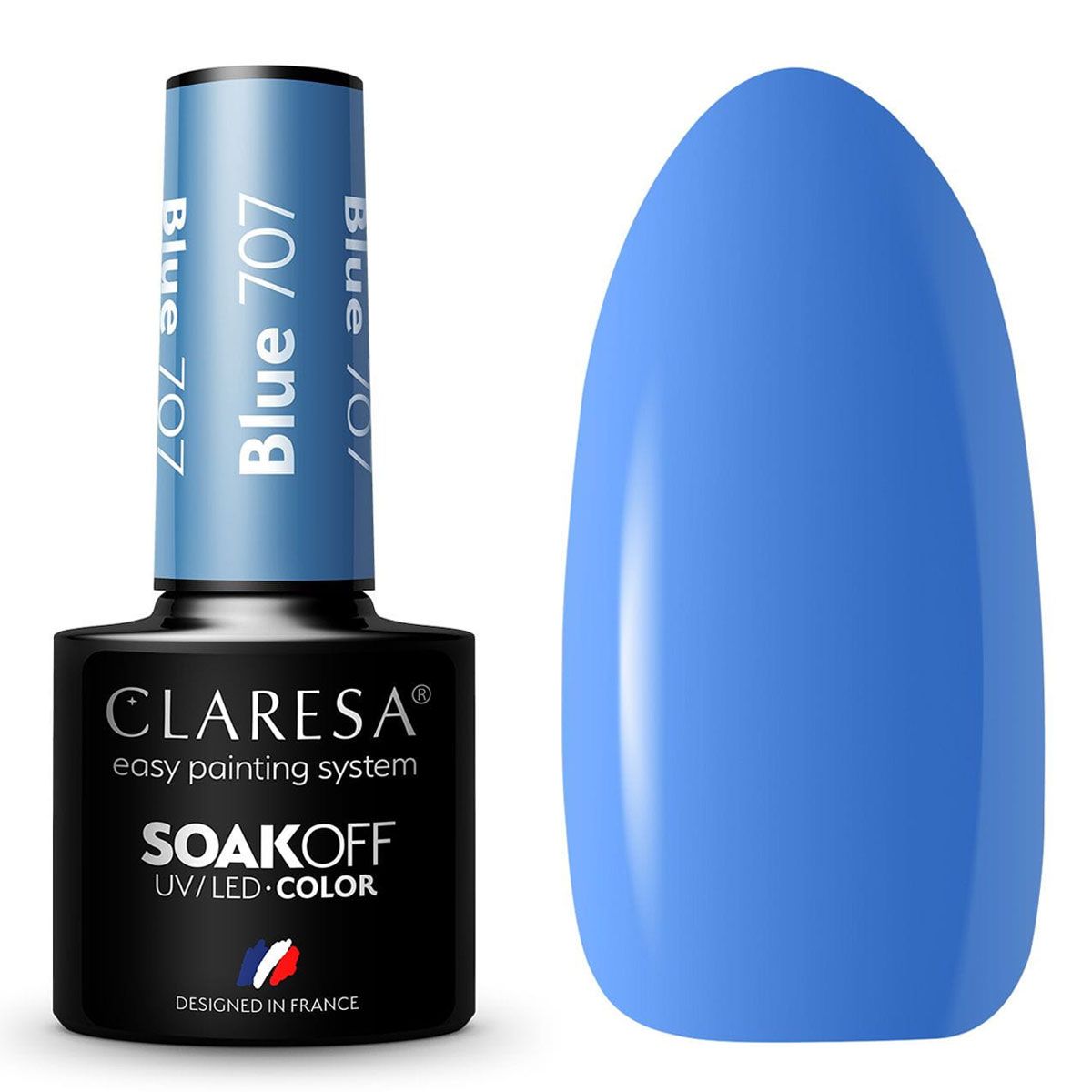Claresa Claresa UV LED GELLAK 5ML Blau 707 Bringen Sie mich zum Fluss