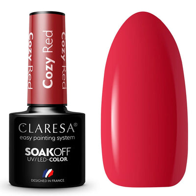 Claresa Claresa UV führte Gellak 5ml gemütliche rote warme Gefühle
