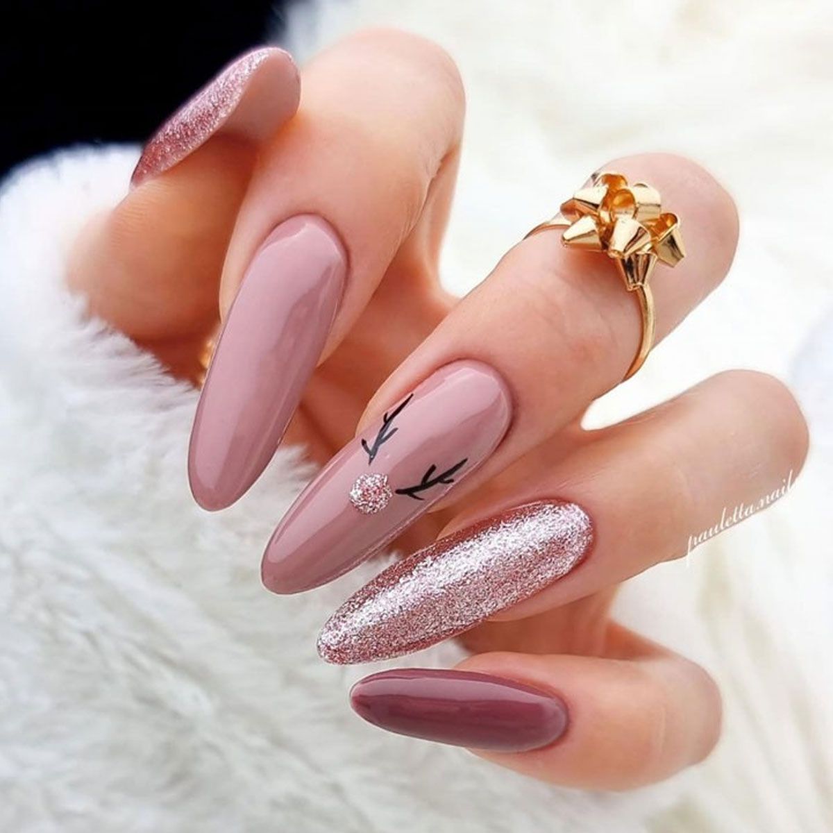 Claresa Claresa UV LED GELLAK 5ML Full Glitter 4 cool Pink