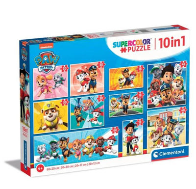 Clementoni Puzzles Paw Patrol, 10in1