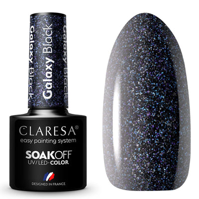 Claresa Claresa UV Led Gellak 5ml Galaxy Schwarz