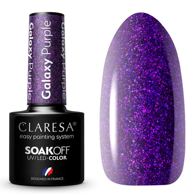 Claresa Claresa UV führte Gellak 5ml Galaxy Purple