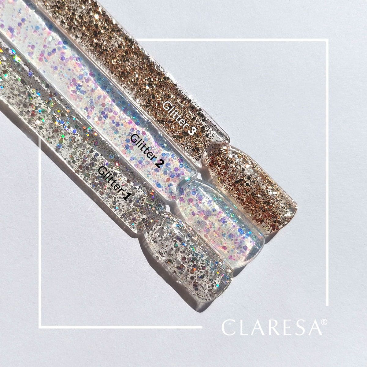 Claresa Claresa UV LED GELLAK 5ML Glitzer 2