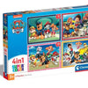 Clementoni Puzzles Paw Patrol, 4in1