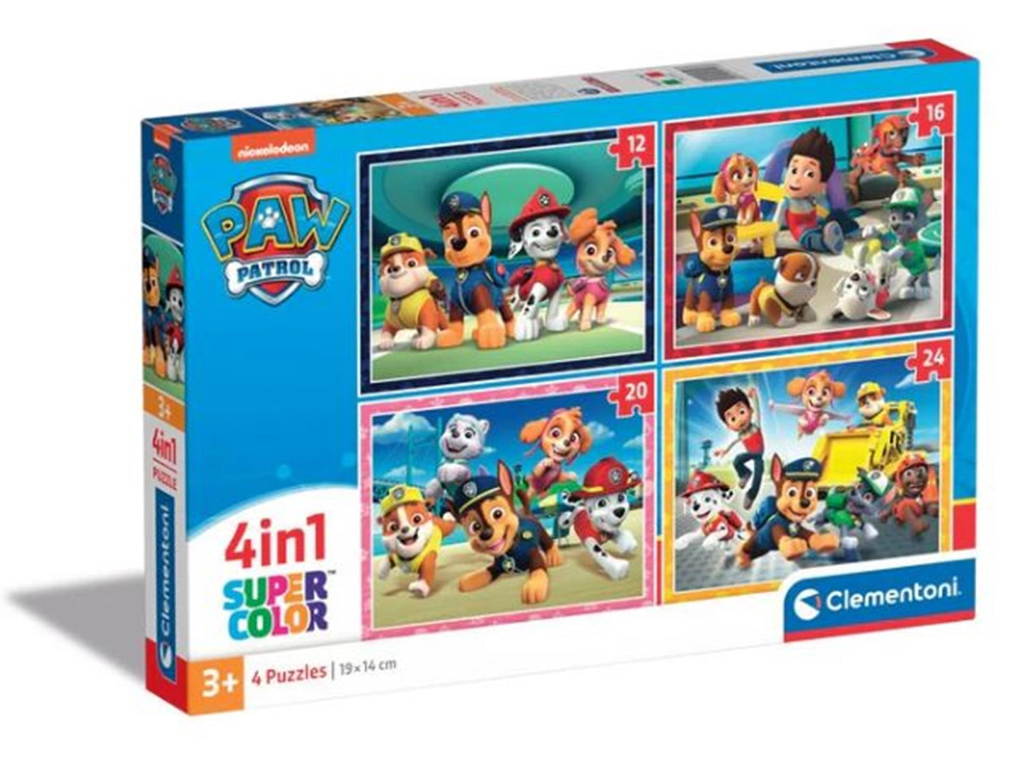 Clementoni Puzzles Paw Patrol, 4in1