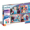 Clementoni Rätsel Disney Frozen, 4in1