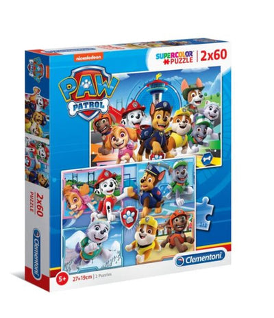 Clementoni Puzzle Paw Patrol, 2x60st.