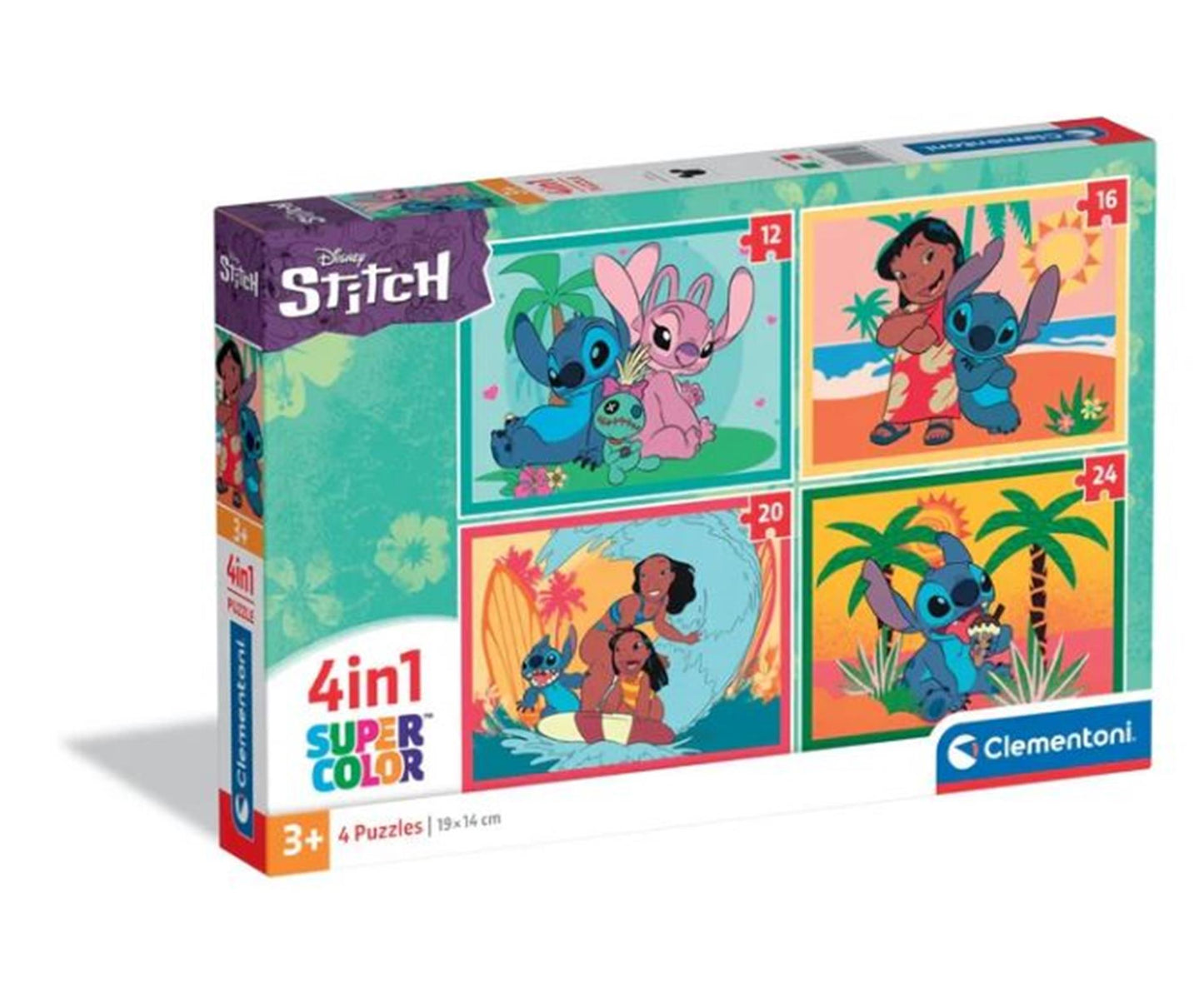 Clementoni Super Color Legpuzzle 4in1 Stich
