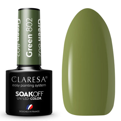 Claresa Claresa UV führte Gellak 5ml Green 802 bringen mich zum Fluss