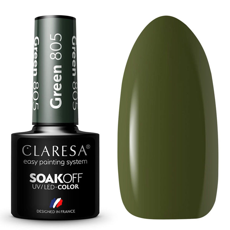 Claresa Claresa UV führte Gellak 5ml Green 805 bringen mich zum Fluss