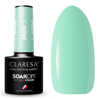 Claresa Claresa UV LED GELLAK 5ML MINT 3