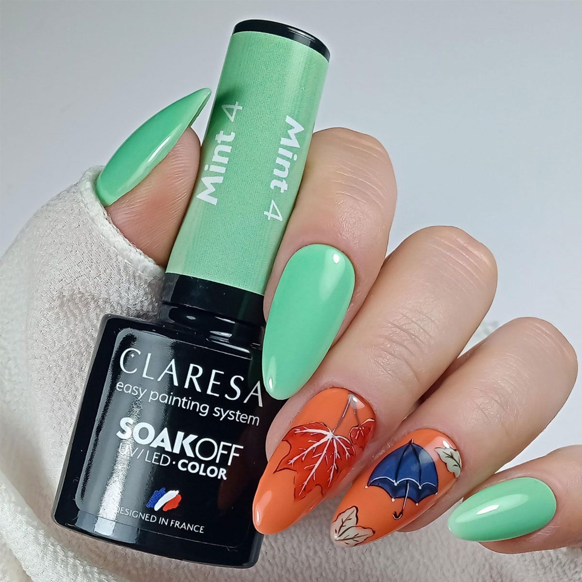Claresa Claresa UV LED GELLAK 5ML MINT 4