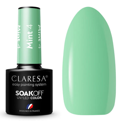 Claresa Claresa UV LED GELLAK 5ML MINT 4