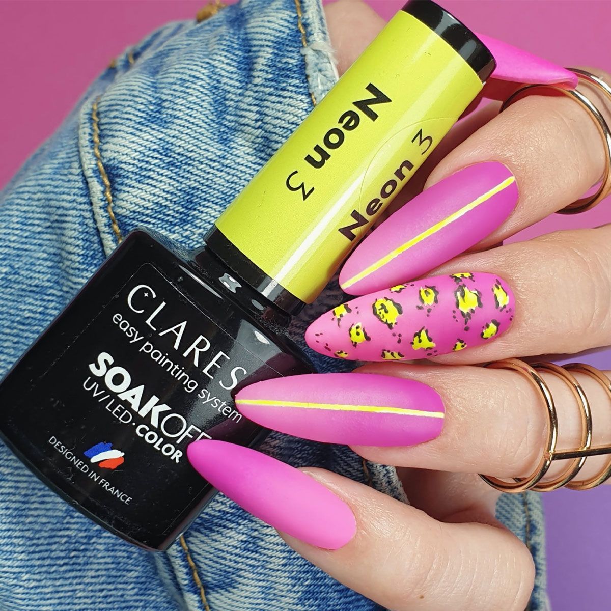 Claresa Claresa UV führte Gellak 5ml Neon 3
