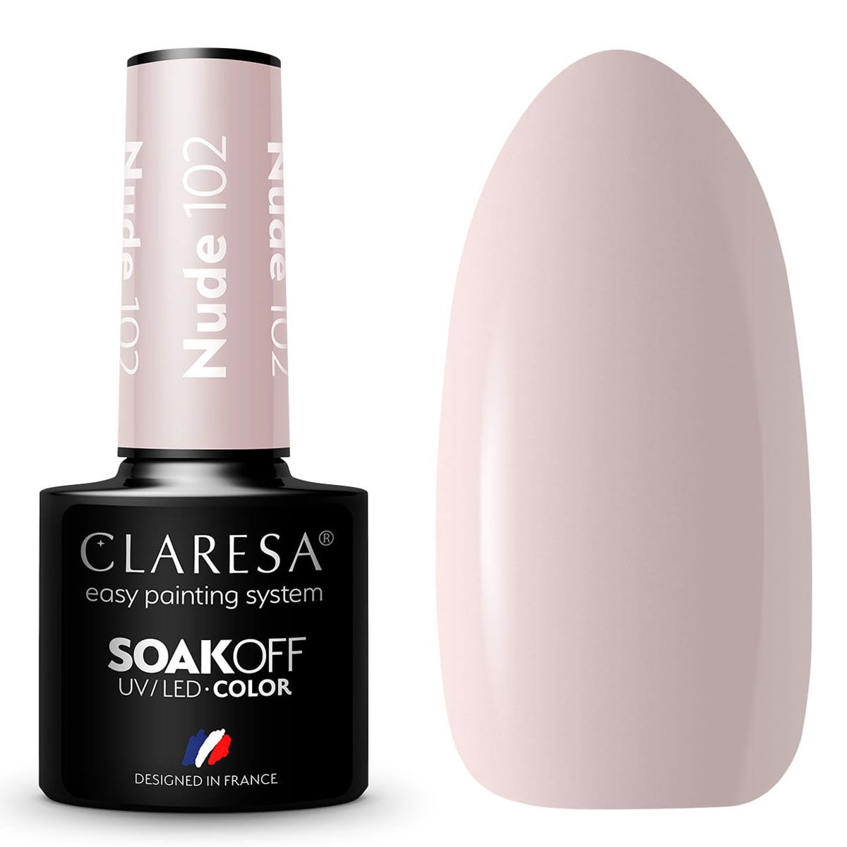 Claresa Claresa UV LED GELLAK 5ML NUDE 102