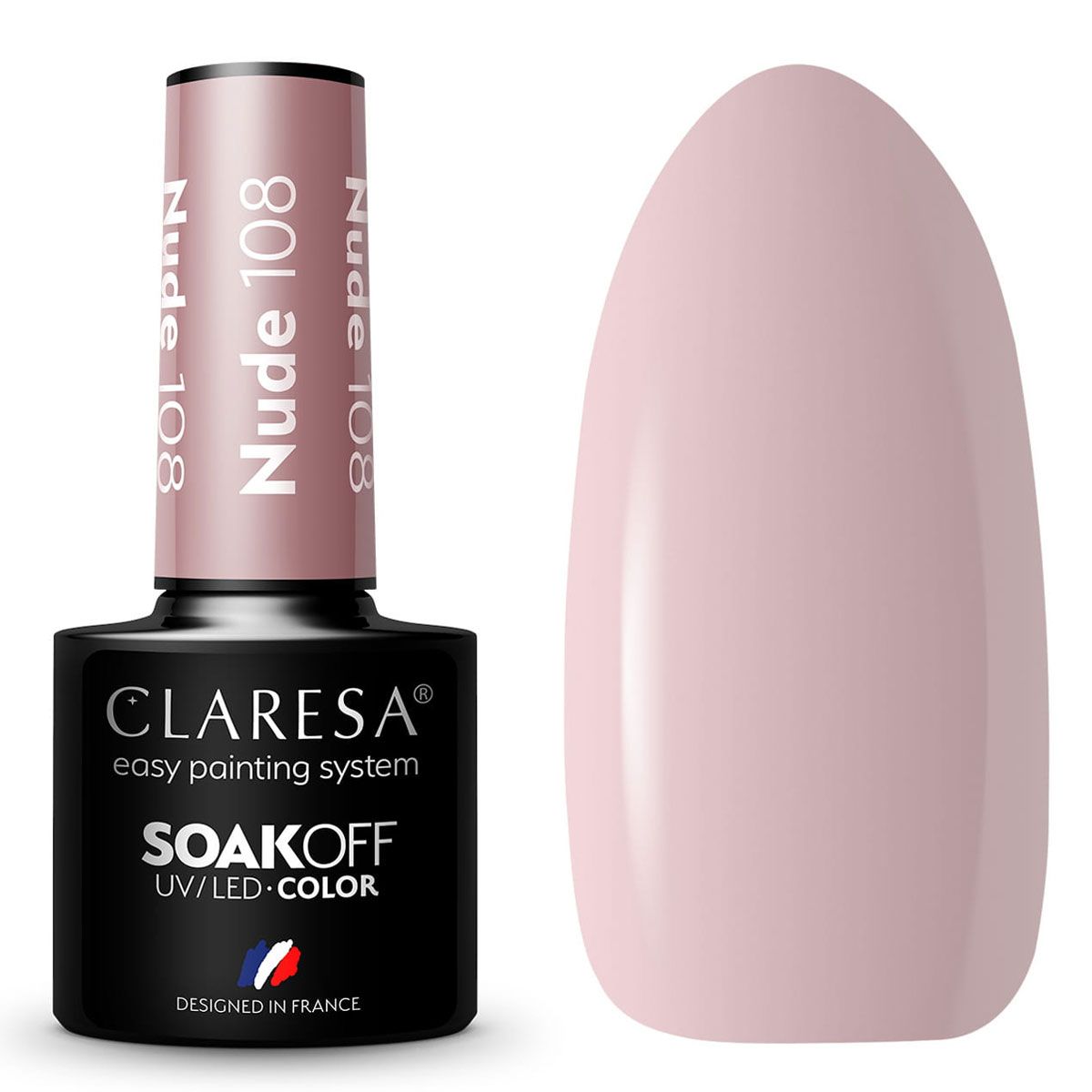Claresa Claresa UV LED GELLAK 5ML NUDE 108