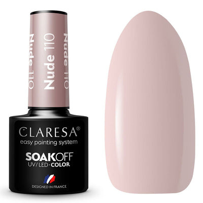 Claresa Claresa UV LED GELLAK 5ML NUDE 110