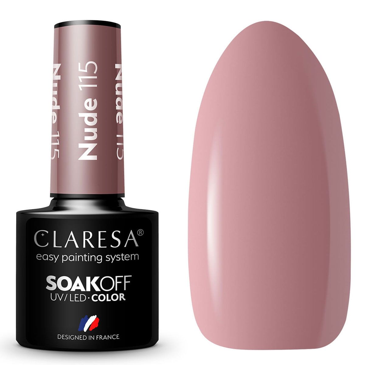 Claresa Claresa UV LED GELLAK 5ML NUDE 115