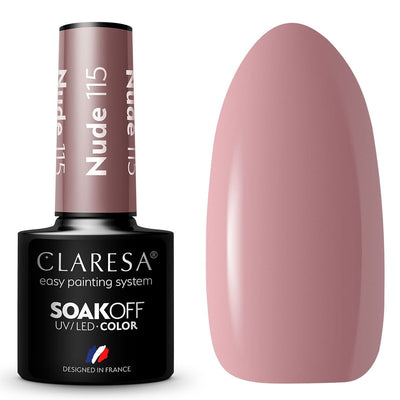 Claresa Claresa UV LED GELLAK 5ML NUDE 115