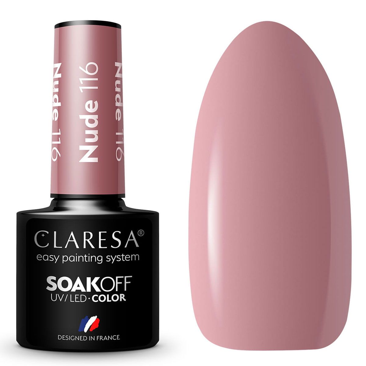 Claresa Claresa UV LED GELLAK 5ML NUDE 116