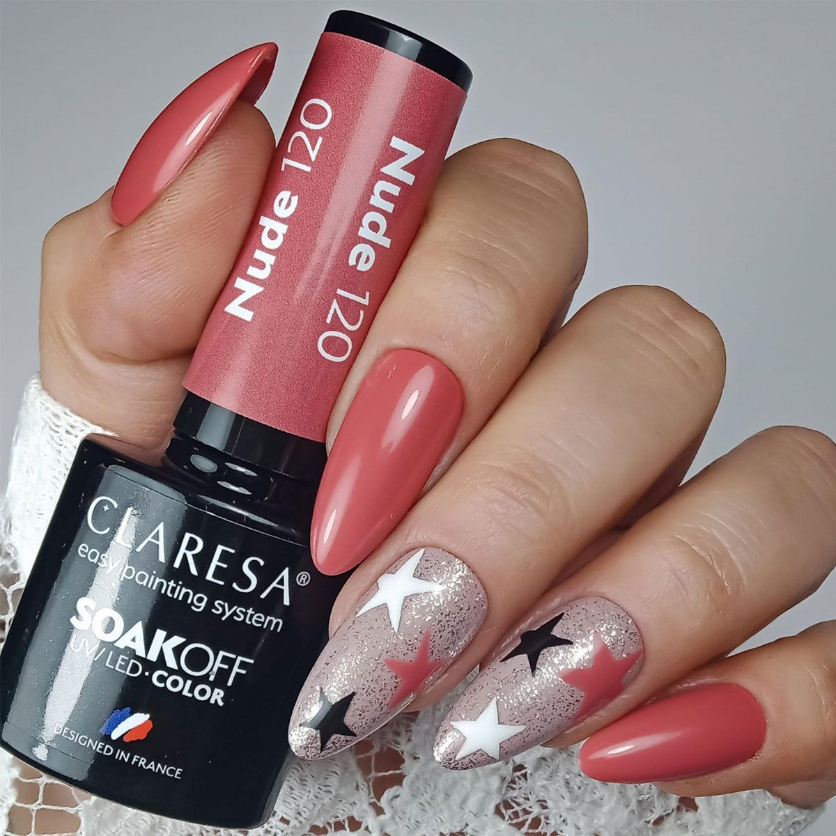 Claresa Claresa UV LED GELLAK 5ML NUDE 120