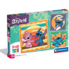 Clementoni Jigsaw Puzzle Square Stich, 3x48st.