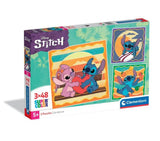 Clementoni Jigsaw Puzzle Square Stich, 3x48st. - afbeelding 1