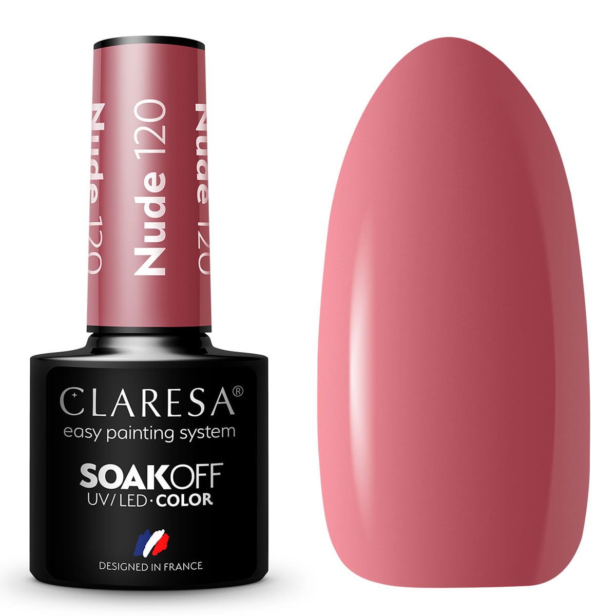 Claresa Claresa UV LED GELLAK 5ML NUDE 120