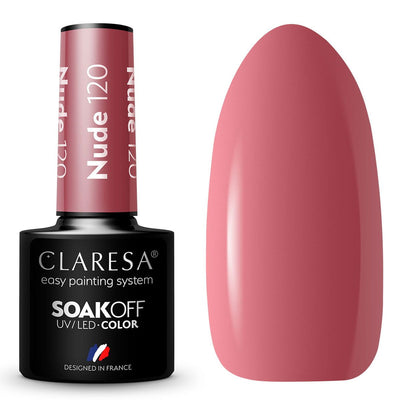 Claresa Claresa UV LED GELLAK 5ML NUDE 120